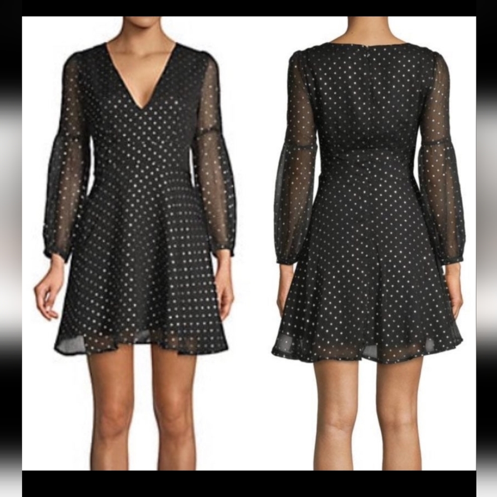 Bb Dakota Star Foil Mini Dress